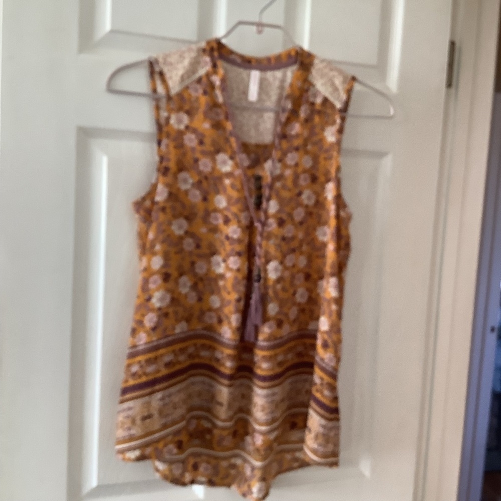 flowy tunic blouse XS